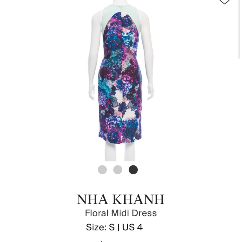 Nha Khanh floral midi dress